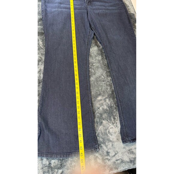 Source Of Wisdom Torrid Dark Wash Flare Jeans Size 24 - Picture 2 of 13